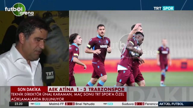 Ünal Karaman: Daha farklı bir skor olabilirdi