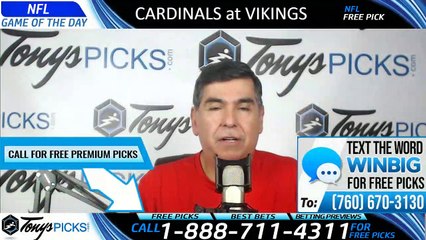 Cardinals Vikings NFL Pick 8/24/2019