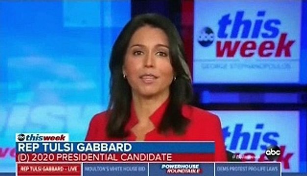 Tulsi Gabbard's Fake News Interview On ABC's This Week w/George Stephanopoulos (5/19/19)