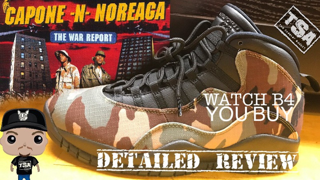 Air Jordan 10 Camo Retro Sneaker HONEST Detailed Review