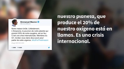 Brasil bajo presión internacional por los incendios en la Amazonía