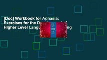 [Doc] Workbook for Aphasia: Exercises for the Development of Higher Level Language Functioning