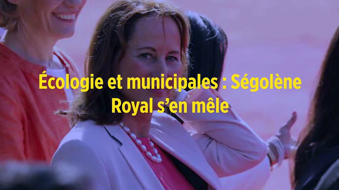 Écologie et municipales : Ségolène Royal s'en mêle
