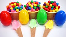 Colors Bubble Gum Pretend Ice Cream Cups Surprise Toys Sponge Bob Captain America Snoopy Pooh