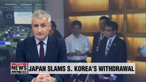 Tokyo's FM Taro Kono criticizes Seoul's decision to withdraw from GSOMIA