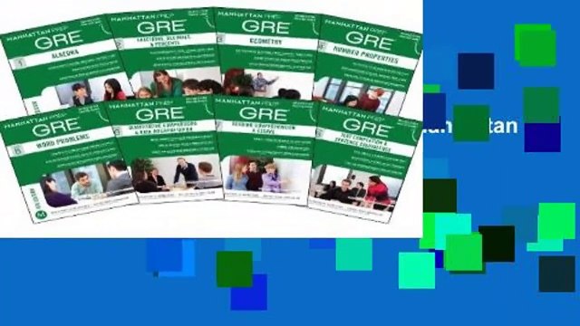[BEST SELLING] Manhattan Prep GRE Set of 8 Strategy Guides, 4th Edition (Manhattan Prep GRE