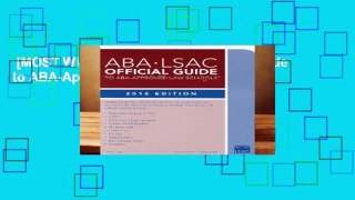 [MOST WISHED]  ABA-LSAC Official Guide to ABA-Approved Law Schools