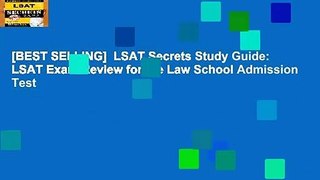 [BEST SELLING]  LSAT Secrets Study Guide: LSAT Exam Review for the Law School Admission Test