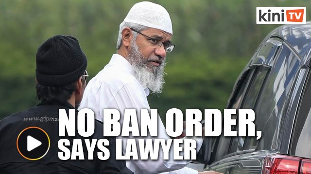 Lawyer: No ban order from police on Zakir Naik, merely advised