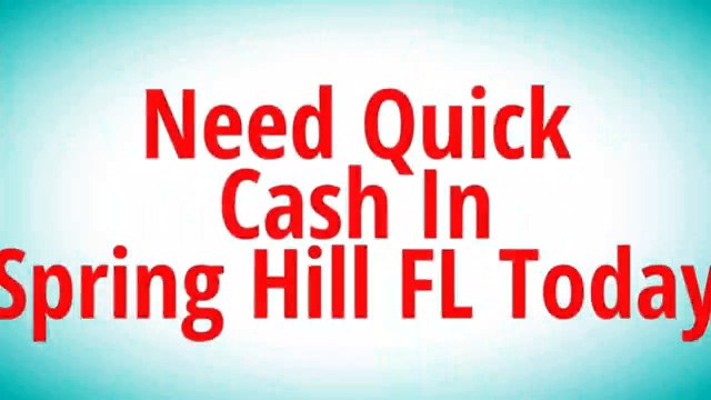 Get Auto Title Loans Spring Hill FL | 352-600-0019