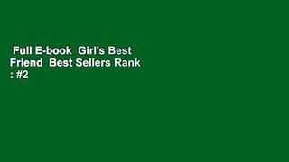 Full E-book  Girl's Best Friend  Best Sellers Rank : #2