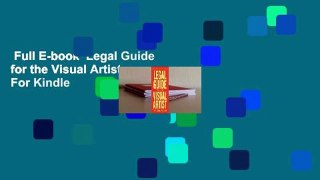 Full E-book  Legal Guide for the Visual Artist  For Kindle