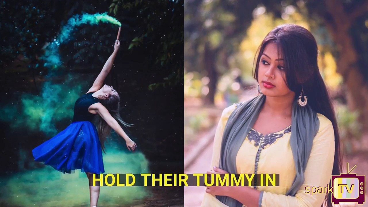 Funny things girls do for Insta pics