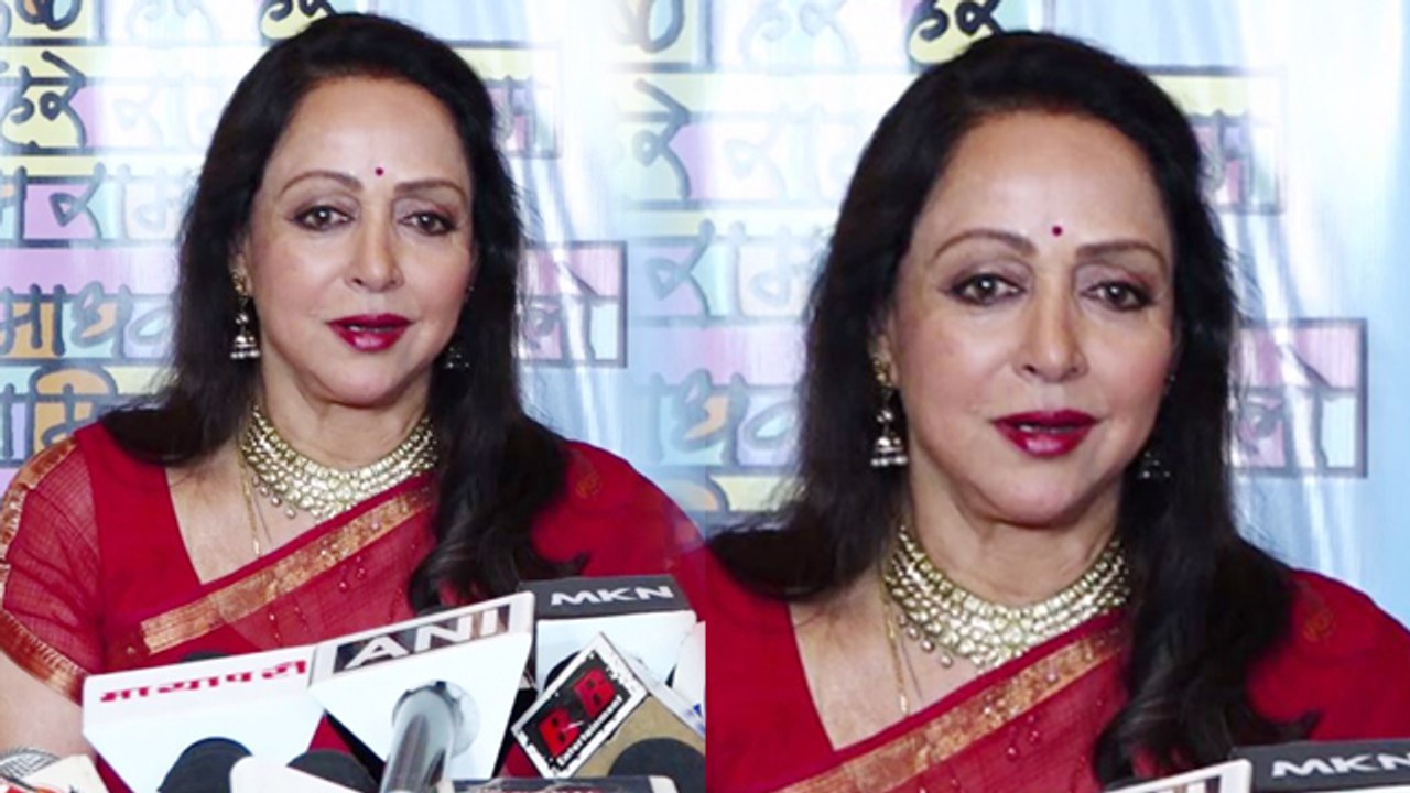 Hema Malini launches her music video on Janmashtami; Watch video | FilmiBeat