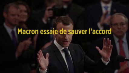 Macron essaie de sauver l'accord sur le nucléaire iranien avant le G7