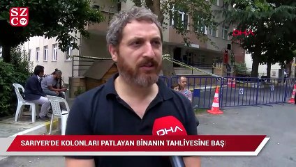 İstanbul’da kolonları patlayan binanın tahliyesi başlandı