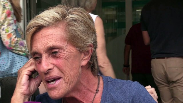 Chelo García Cortés, desilusionada antes de entrar en quirófano