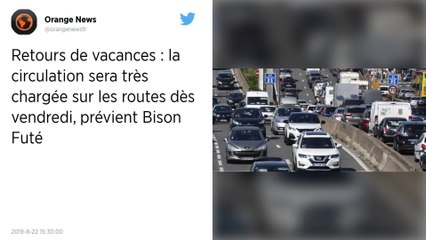 Retours de vacances : la circulation sera très chargée sur les routes dès vendredi.