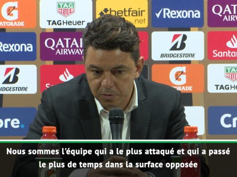 River Plate - Gallardo : Nous étions largement supérieurs