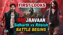Marjaavaan FIRST LOOKS | Sidharth vs Riteish | BATTLE Begins