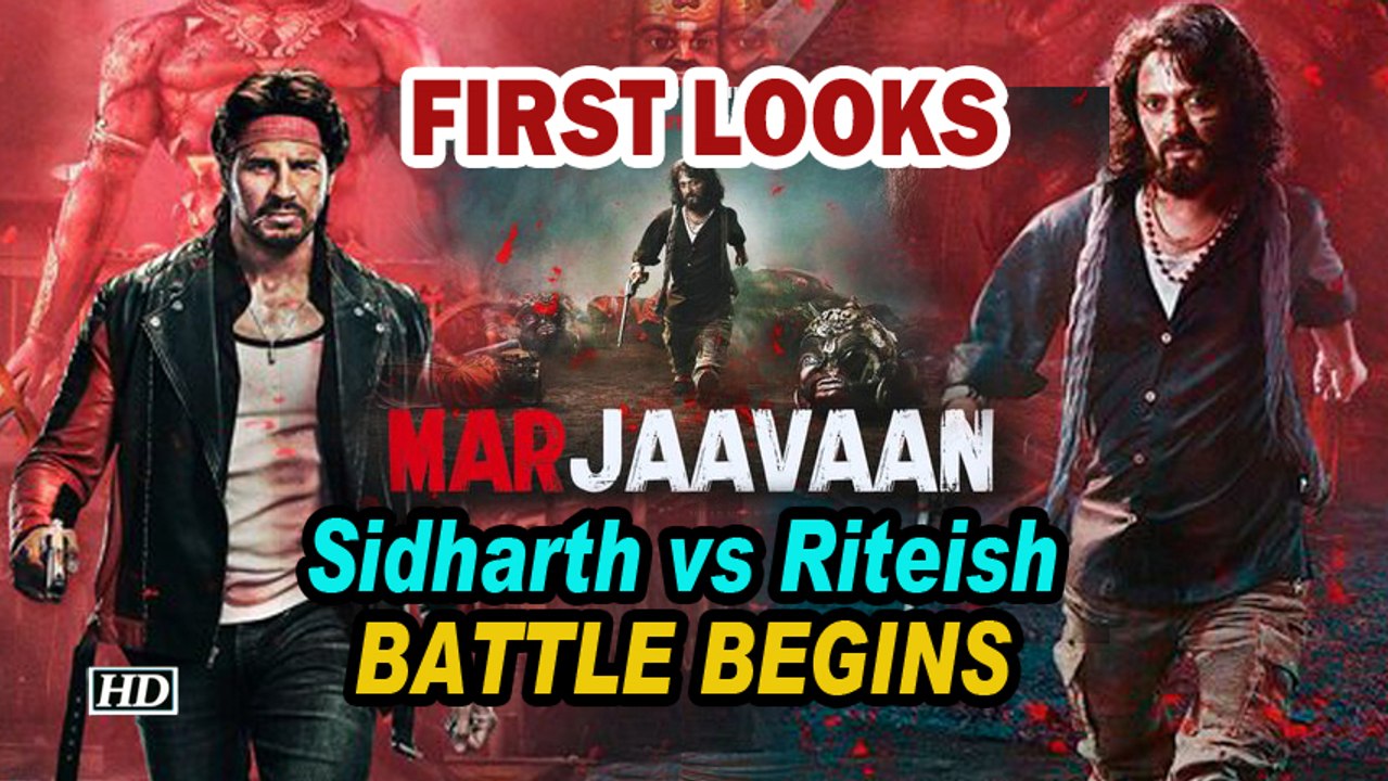 Marjaavaan FIRST LOOKS | Sidharth vs Riteish | BATTLE Begins