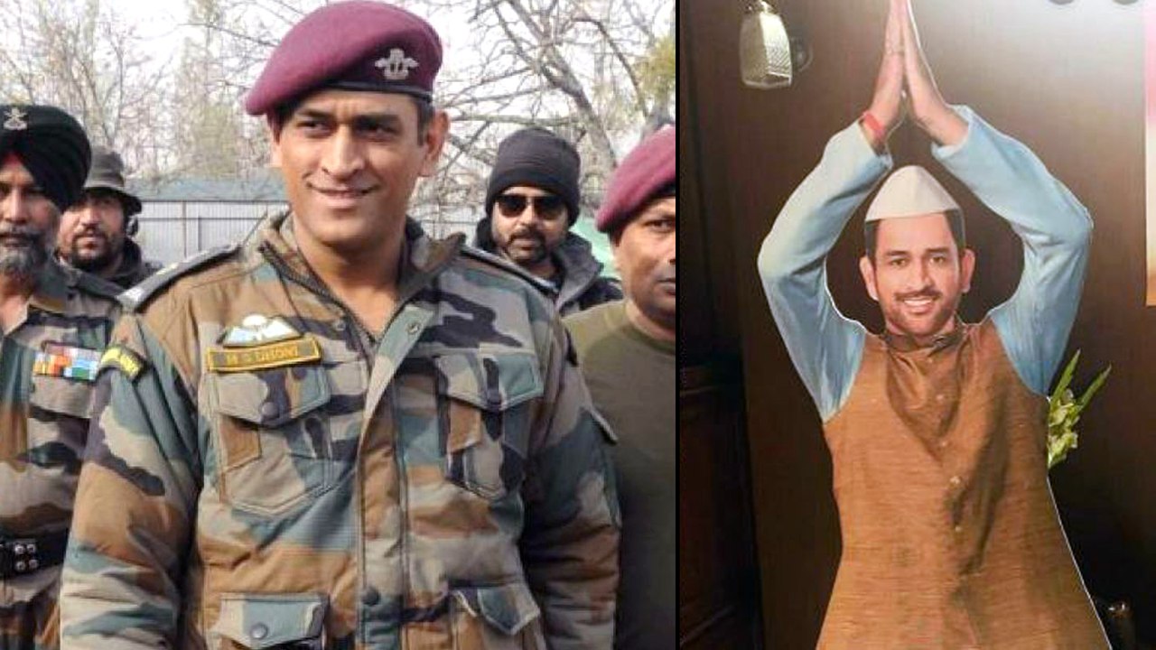 MS Dhoni Busy With Shoots After Return From Jammu And Kashmir || Oneindia Telugu