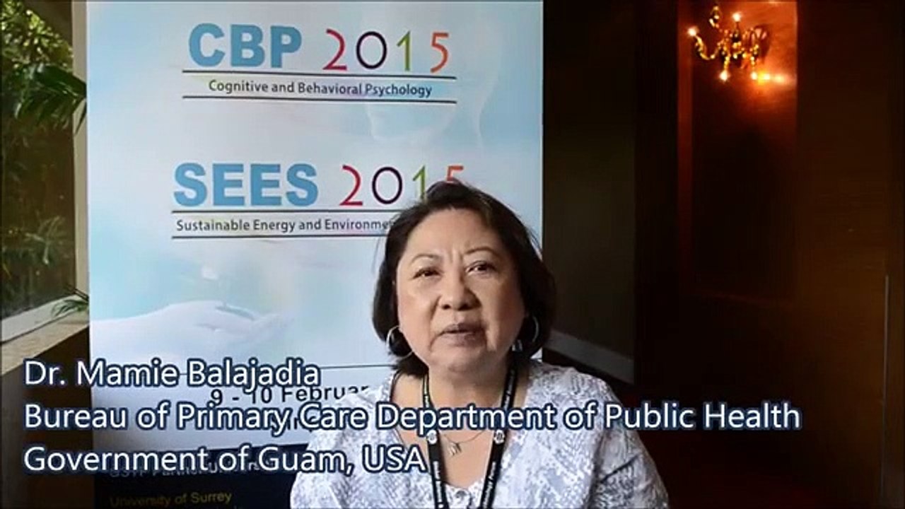 Dr. Mamie Balajadia at CBP Conference 2015 by GSTF