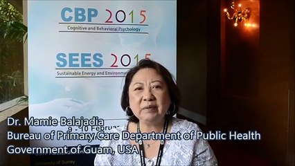 Dr. Mamie Balajadia at CBP Conference 2015 by GSTF