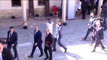 Dışişleri Bakanı Çavuşoğlu, Lübnan Cumhurbaşkanı Aoun tarafından kabul edildi