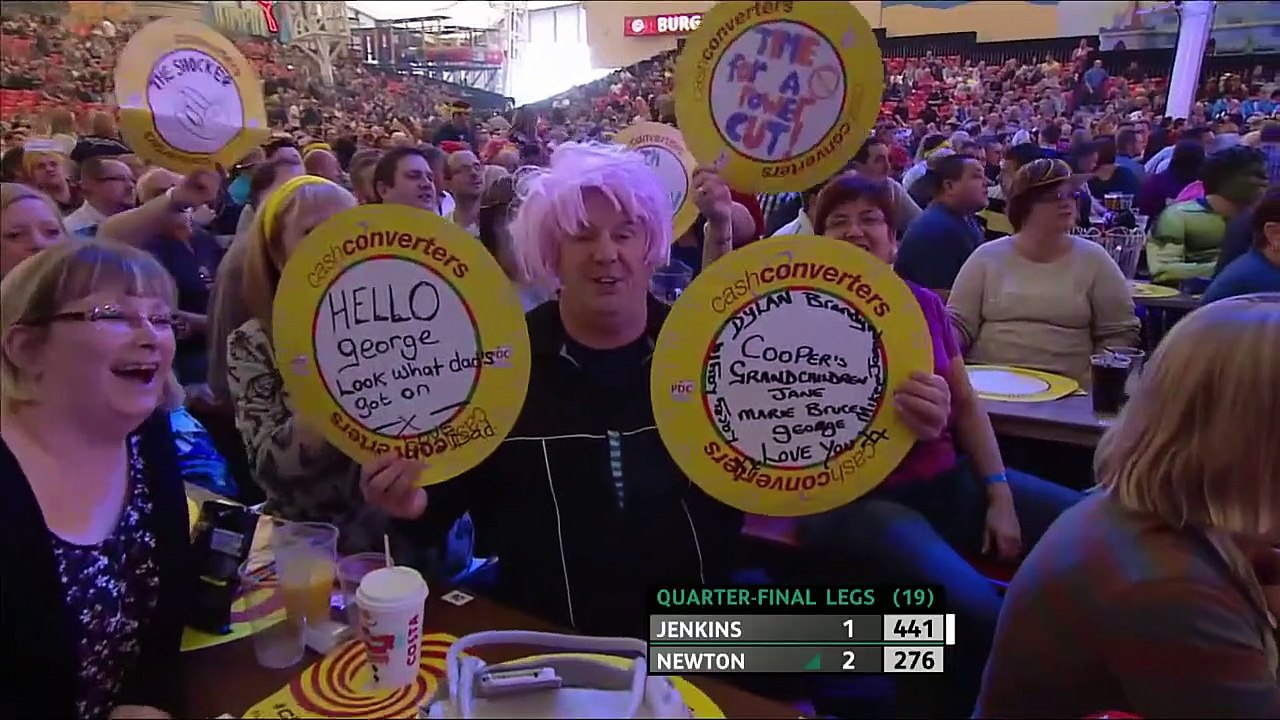 PDC Players Championship Finals 2014  QF - Jenkins vs Newton