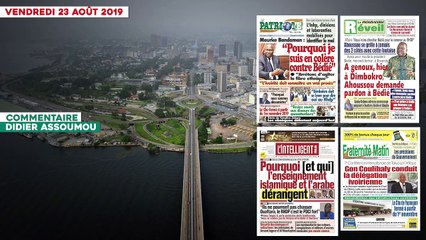 Le Titrologue du 23 Août 2019: Ahoussou demande pardon à Bédié