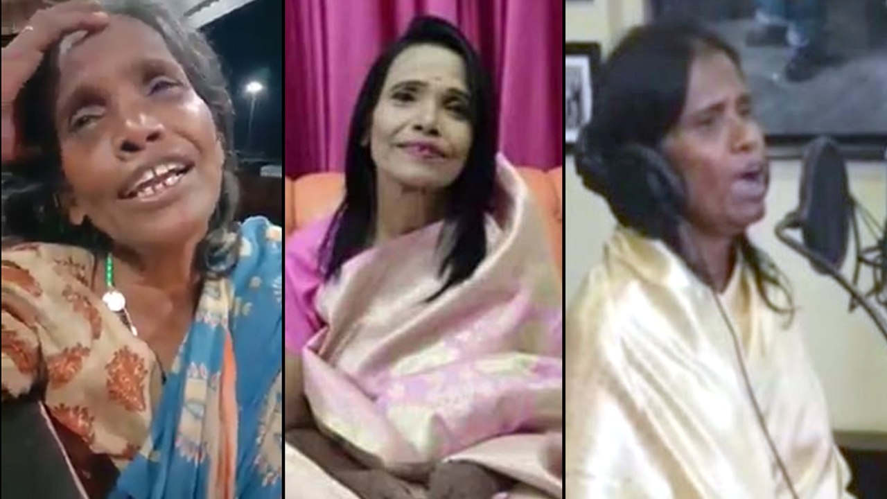 Internet Sensation Ranu Mondal Records Her First Song With Himesh Reshammiya || Filmibeat Telugu