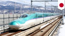 Japanese bullet train runs with an open door while going 280 kph