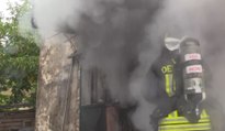 Camerano (AN) - In fiamme casolare, intervengono i Vigili del Fuoco (23.08.19)