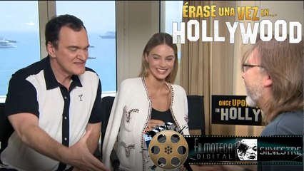 Quentin Tarantino y Margot Robbie hablan de Érase una vez en Hollywood