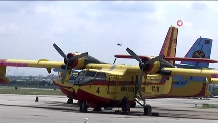 THK, kameraları görünce şov uçuşu yaptı, pisti suladı