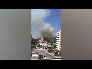 Zjarr në malin e Shëngjinit okk