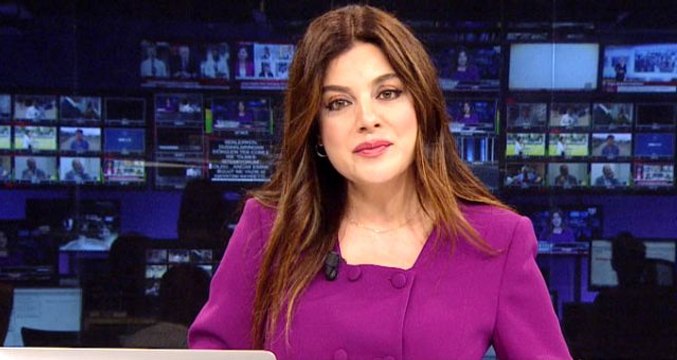 Spiker Hülya Hökenek'in Emine Bulut'un haberini sunarken sözcükler boğazına düğümlendi