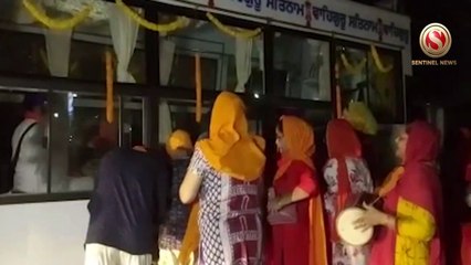 Religious procession by Sikh community people arrives in Biswanath Chariali