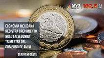 El economista Sergio Negrete Cárdenas, habla del 0.0% de crecimiento económico en el segundo trimestre del Gobierno de AMLO.