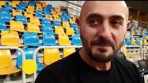 Germain Castano adresse un message aux supporters de l'OLB avant le premier match de préparation