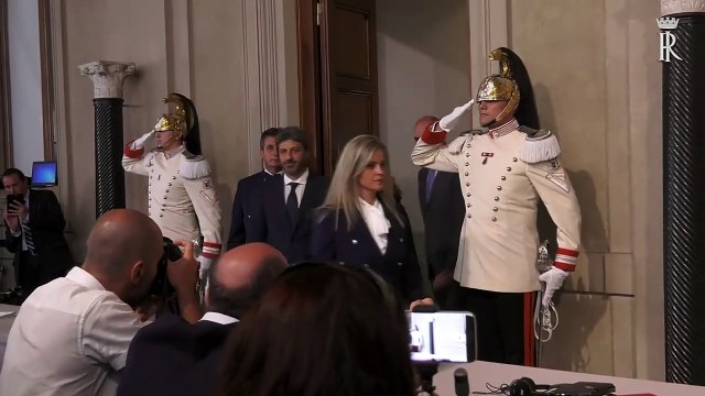 Roma - Consultazioni - Presidente della Camera dei deputati On. Dott. Roberto Fico (21.08.19)