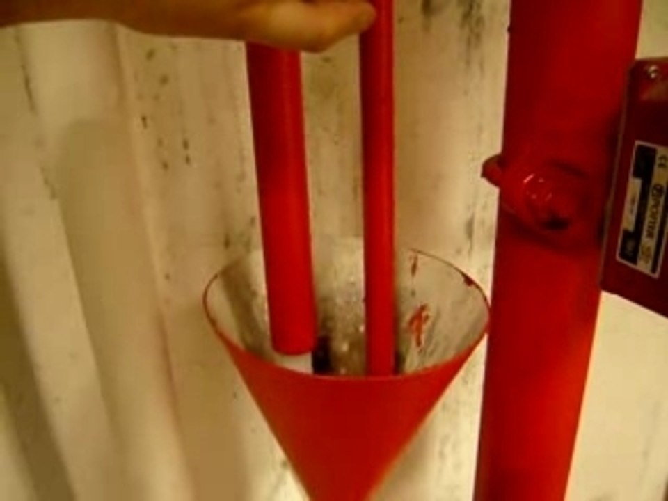 VIDANGE D'UN ETAGE SUR UN RESEAU SPRINKLEURS