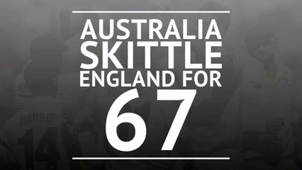 Australia skittle England for 67