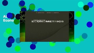 About For Books  SAS for Econometrics 4  For Online
