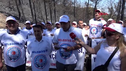 Belediye işçileri aileleriyle birlikte ağaçlandınma kampanyasına destek verecek