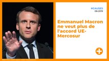 Emmanuel Macron ne veut plus de l'accord UE-Mercosur