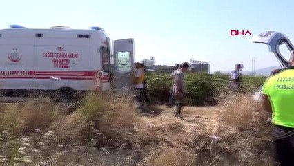 TEKİRDAĞ Şarampole devrilen otomobilde 2 kişi yaralandı