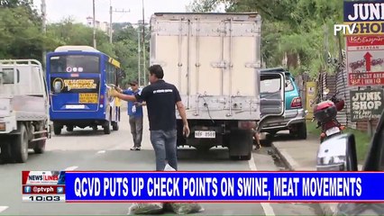 QCVD puts up check points on swine, meat movements