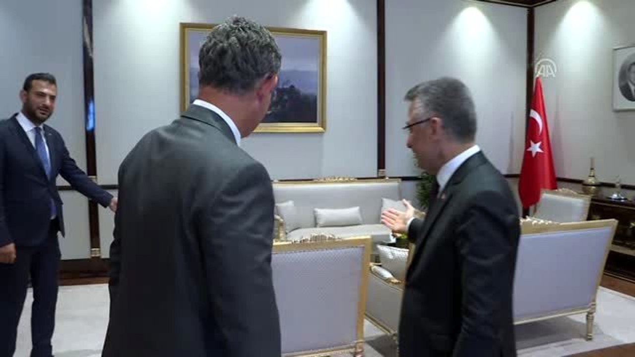 Cumhurbaşkanı Yardımcısı Oktay, TBB Başkanı Feyzioğlu'nu kabul etti